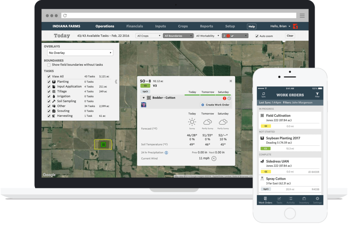 Agriculture management software