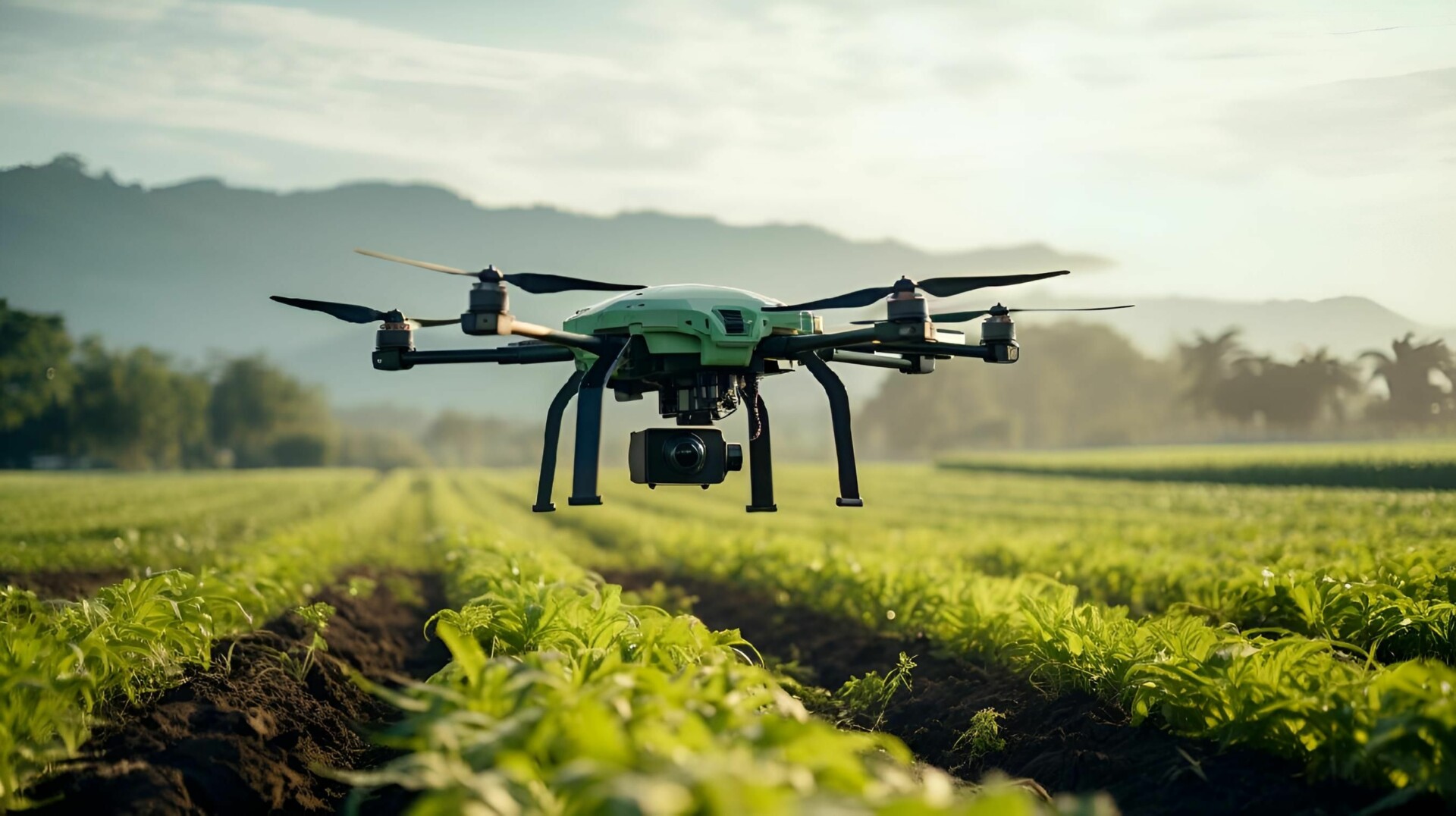 AI drone solutions in farming