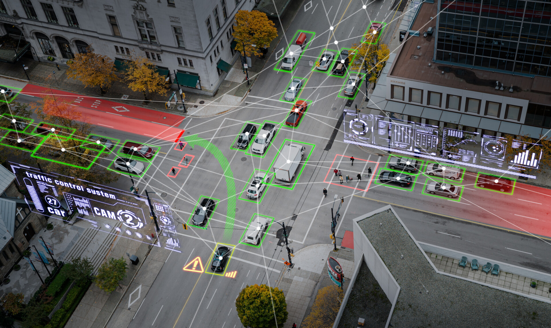 AI drone solutions in traffic control